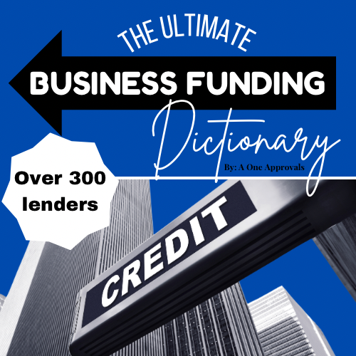 THE BUSINESS FUNDING DICTIONARY