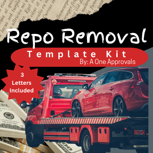 REPO REMOVAL BUNDLE (3 LETTERS INCLUDED)