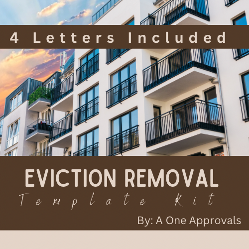 EVICTION REMOVAL BUNDLE (4 LETTERS INCLUDED)